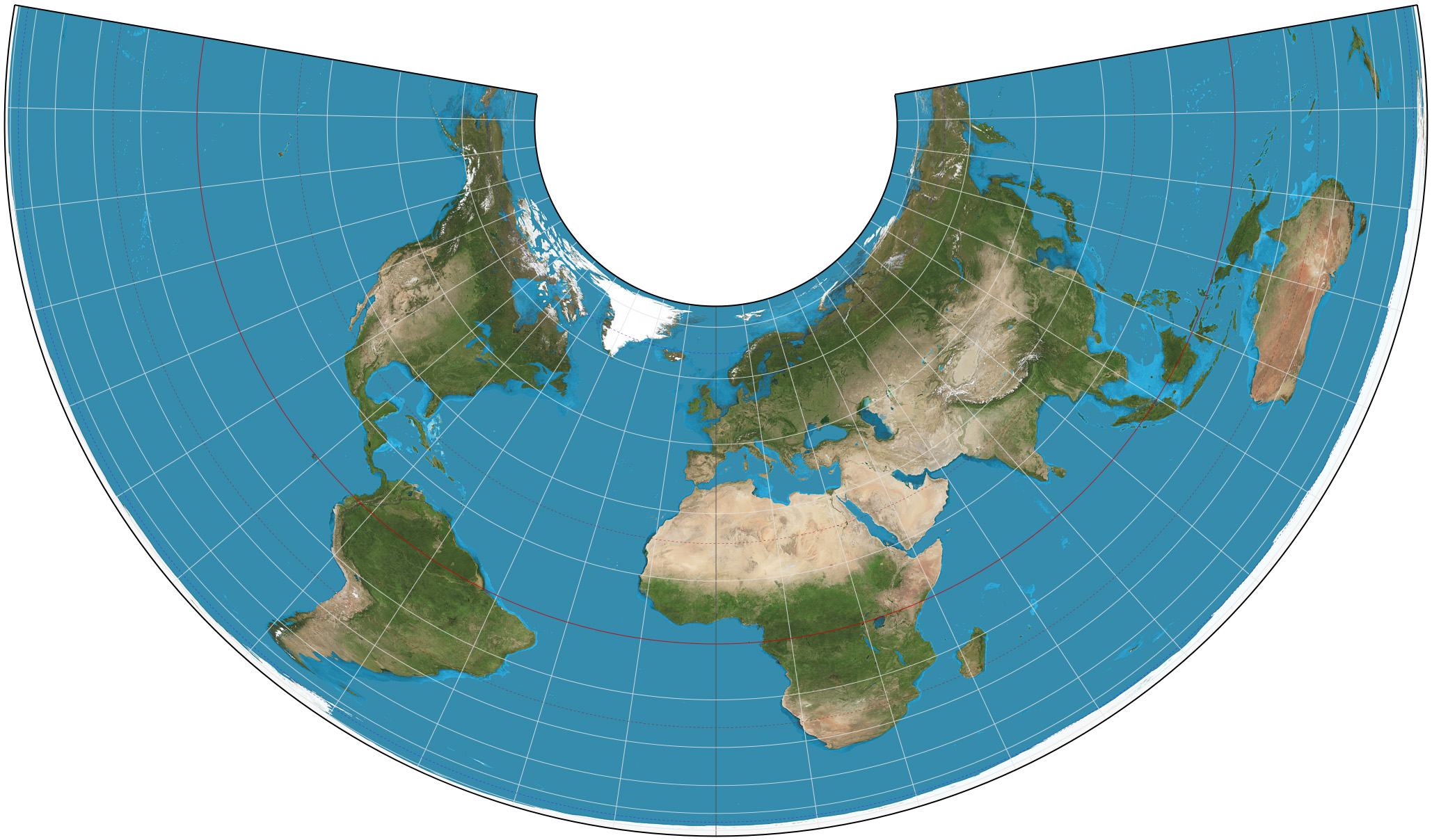 Alber's conic projection